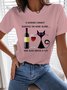 A Woman Cannot Survive on Wine Alone Graphic Tee