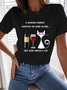 A Woman Cannot Survive on Wine Alone Graphic Tee