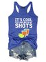 It S Cool I Ve Have Both My Shots Women  Sleeveless Tank Top