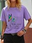 The Answer My Friend Is Blowin In The Wind Butterfly And Dandelion Women's T-shirt