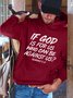 If God Is For Us Who Can Be Against Us Men's Hooded Sweatshirts
