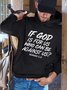 If God Is For Us Who Can Be Against Us Men's Hooded Sweatshirts