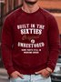 Funny Age Letter Men's Printed Sweatshirt