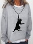 Funny Cat  Casual Sweatshirts