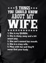 About My Wife Print Men's Sweatshirt