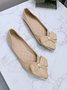 Casual Elegant Bowknot Rhinestone Single Shoes