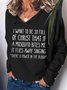 I Want to Be So Full of Christ That If A Mosquito Bites Me Casual Sweatshirt