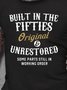 Funny Built In The Fifties Printed T-Shirts for Men