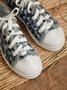 Halloween Casual Skull Canvas Shoes