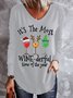 It's The Most Wine-derful Time Of The Year Women's Long Sleeve Shirts & Tops