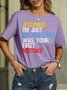 Assuming I'm Just An Old Lady Was Your First Mistake Women's T-shirt