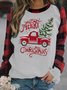 Merry Christmas Rustic Truck Women's Sweatshirt