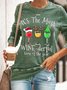 Its The Most Wine Derful Time Of The Year Xmas Christmas Gift Letter Sweatshirts