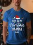 Men's This Is My Christmas Pajama Short Sleeve Cotton Shirts & Tops