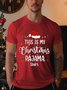 Men's This Is My Christmas Pajama Short Sleeve Cotton Shirts & Tops