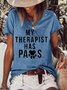 My Therapist Has Paws Women's Shirts & Tops