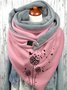 Pink Gift Soft Triangle Scarves