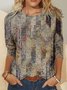 Abstract Casual Tops