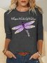 Dragonfly Whisper Words Of Wisdom Casual Tops