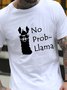 No Prob llama Men's T-shirt