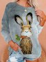 Rabbit Pattern Women's Sweatshirts