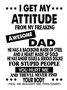 I Get An Awesome Dad Print Casual Dress