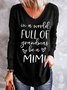 In A World Full Of Grandmas Be A Mimi Casual Regular Fit T-shirt