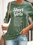 Short Girls Sweatshirts