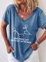 Some People Just Need A Pat On The Back FunnyV Neck Short Sleeve T-shirt