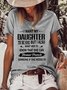 I Want My Daughter To Be Kind Women's Short sleeve tops