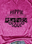 Hippie Soul Funny Print Shirts & Tops