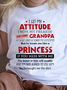 I Get My Attitude From My Freakin’ Awesome Grandpa Children’s T-Shirt