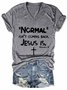 Religion,Jesus,Normal Isn't Coming Back But Jesus Is Revelation 14 Women's Short Sleeve T-Shirt