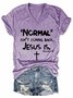 Religion,Jesus,Normal Isn't Coming Back But Jesus Is Revelation 14 Women's Short Sleeve T-Shirt