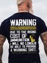 WARNING DUE TO THE RISING LIMITED EDITION Short Sleeve Casual Short Sleeve T-Shirt
