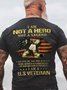 U.S Veteran Cotton Short Sleeve Short Sleeve T-Shirt