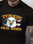 Tough Old Bird Bald Eagle Print T-shirt