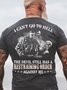 I Can't Go To Hell The Devil Still Has A Restraining Order Against Me Veterans Short Sleeve T-Shirt