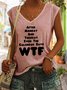 Even The Calendar Says WTF Funny Tank Top