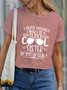 Funny Super Cool Sister Casual Cotton Short Sleeve T-Shirt