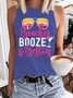 Girls Trip Booze Besties Beach Knit Tank