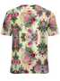 Vintage Floral Print Short Sleeve T-Shirt