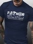 Best Dad Father's Day Casual Short Sleeve T-Shirt