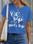 Ah Ship Its A Girls Trip Ladies Group Cruise Vacation Regular Fit Short Sleeve T-Shirt