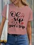 Ah Ship Its A Girls Trip Ladies Group Cruise Vacation Regular Fit Short Sleeve T-Shirt