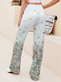 Women's Vacation Butterflies And Flowers Sports Pants