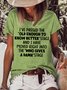 Womens Funny Letter old enough to know better Short Sleeve Top