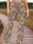 Floral Days Loosen Vacation Pants