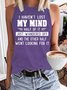 Womens I Haven't Lost My Mind Letter Print Casual Knit