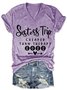 Sister Trip 2022 Therapy Casual Short Sleeve T-Shirt